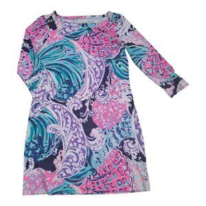 Lilly Pulitzer Women's Dress All That She Wants Boat Neck Travel Beach Sz M